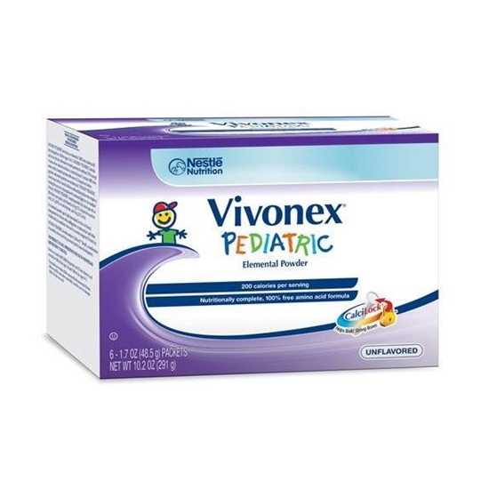 Picture of Form Vivonex Ped Unflv Pwd 1.7oz pkt=2.0u