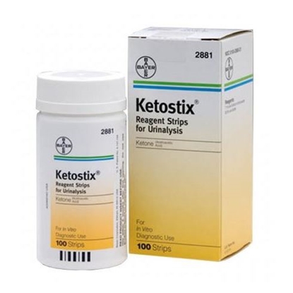 Picture of Strip Urine Test Ketone Ketostix 100/Bx