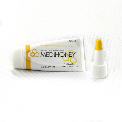 Picture of Cream MediHoney Burn Dressing Paste Tube 1.5oz