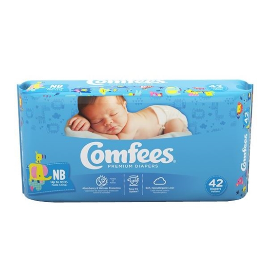 Picture of Inc Baby Diaper Nwbrn Comfees 42/Bg