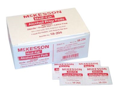 Picture of Pad Alcohol Prep Ster McKesson 200/Bx