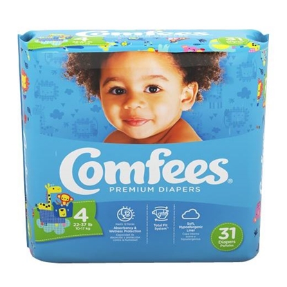 Picture of Inc Baby Diaper Comfees Sz 4 22-37lb 31/Bg