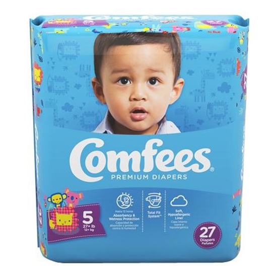 Picture of Inc Baby Diaper Comfees Sz 5 >27lb 27/Bg