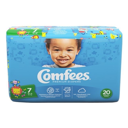 Picture of Inc Baby Diaper Comfees Sz 7 >41lb 20/Bg