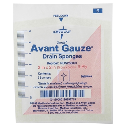 Picture of Sponge Gauze Avant Ster Splt 2x2in 2/Pk